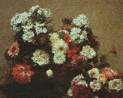 Henri Fantin-Latour Still Life with Flowers  2 France oil painting artist
